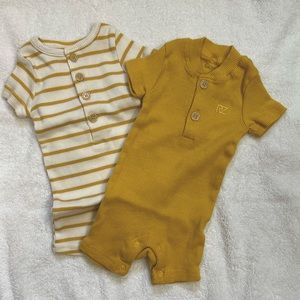 Two baby rompers
